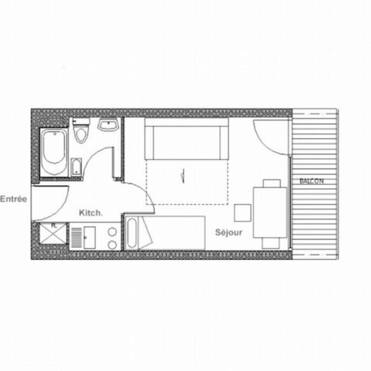 Residence Aravis - Studio Fonctionnel - Centre Station - Balcon Mae-3334 Saint-Martin-de-Belleville Exterior foto